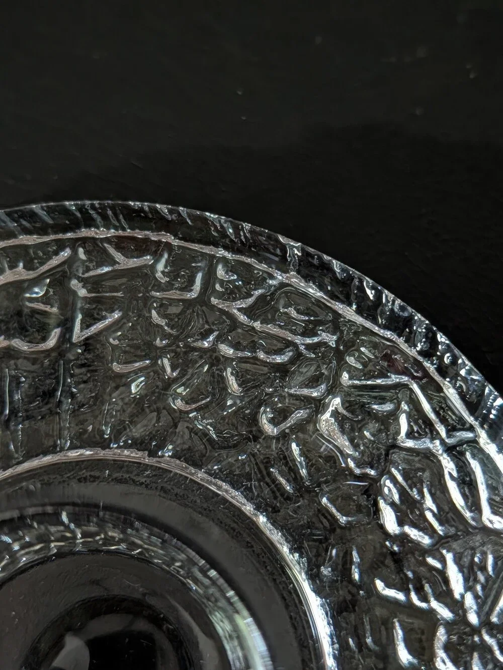 Orrefors disc Votive candle holder